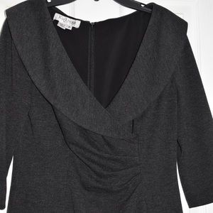 Kay Unger Grey Dress